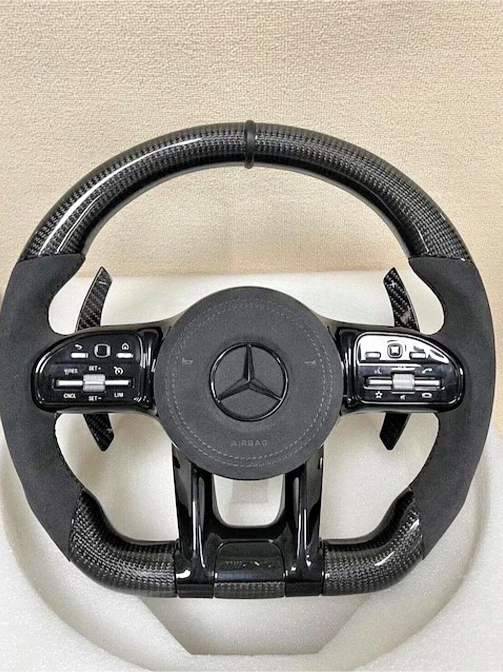 Mercedes-Benz AMG Performance Carbon Fiber and Alcantara Steering Wheel